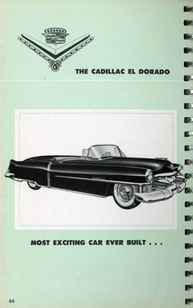 1953 Cadillac Salesmans Data Book Page 158